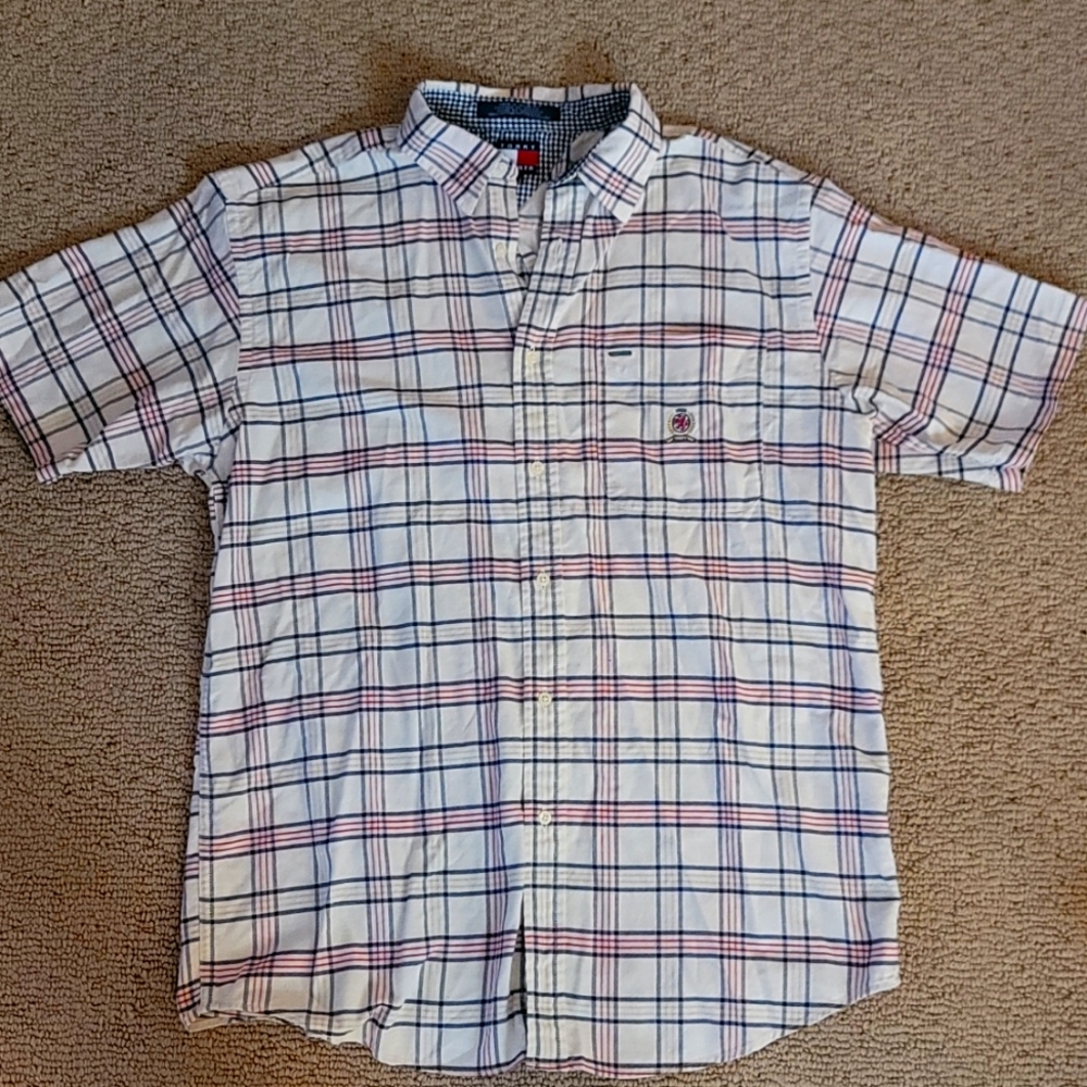 Boys button down Tommy Hilfiger shirt Size XL